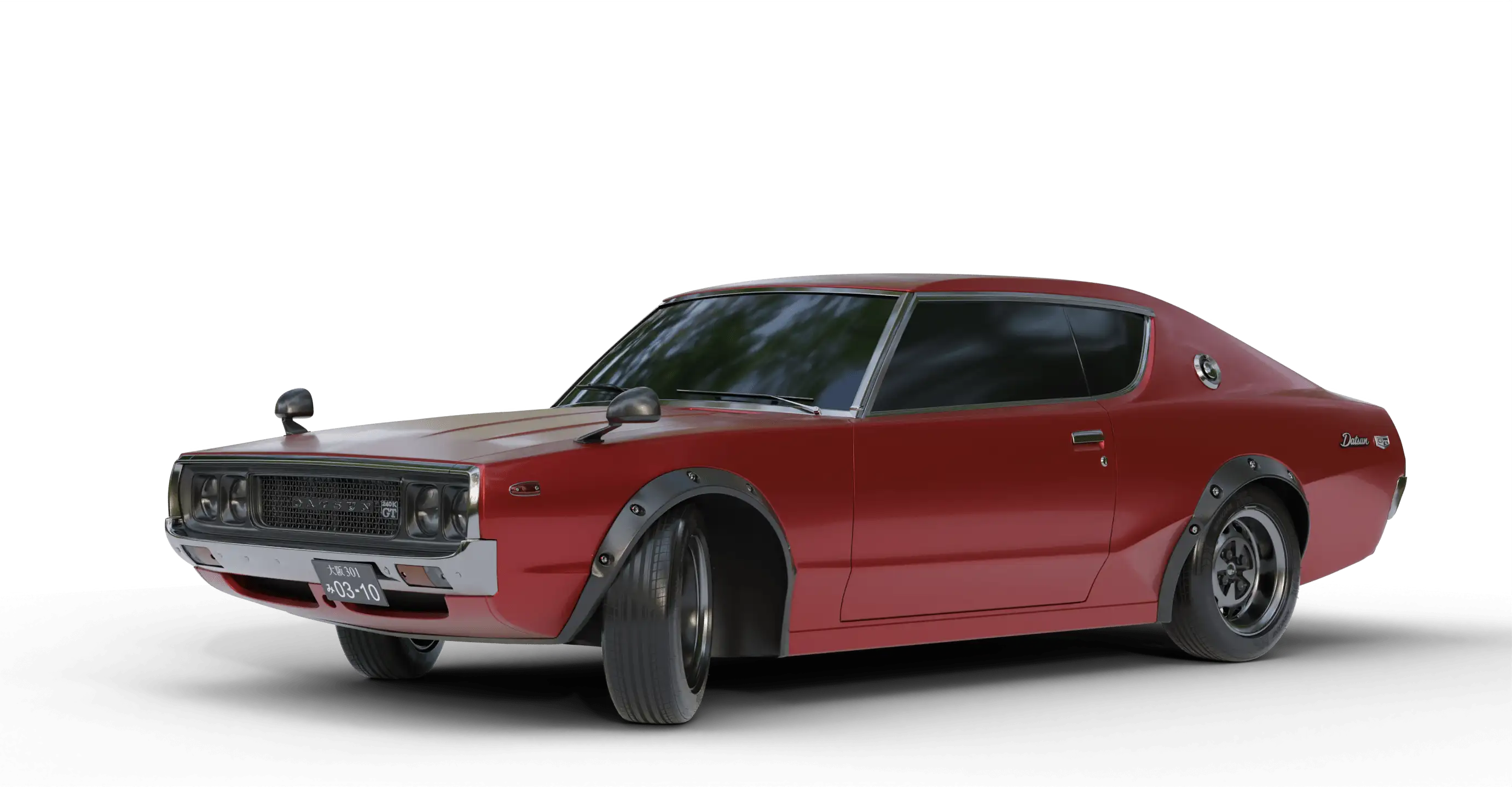 3D-Model of a Datsun Car